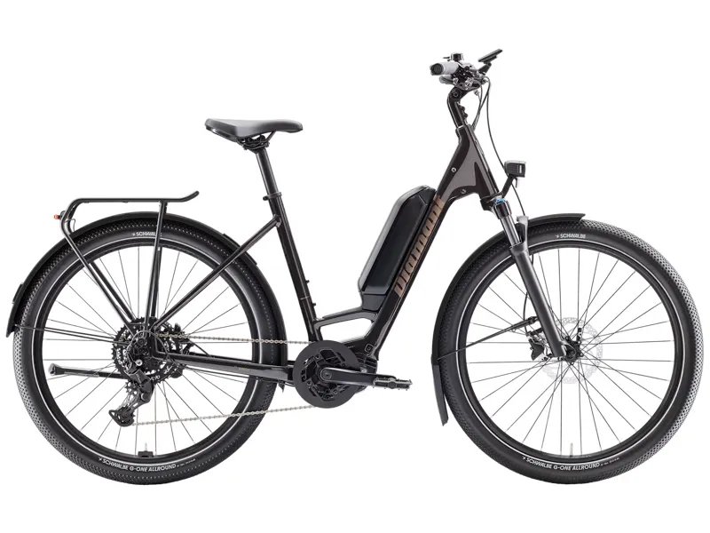 Diamant Zing Trip Core Low-Step 545wh 2025 Electric Hybrid Bike - Black