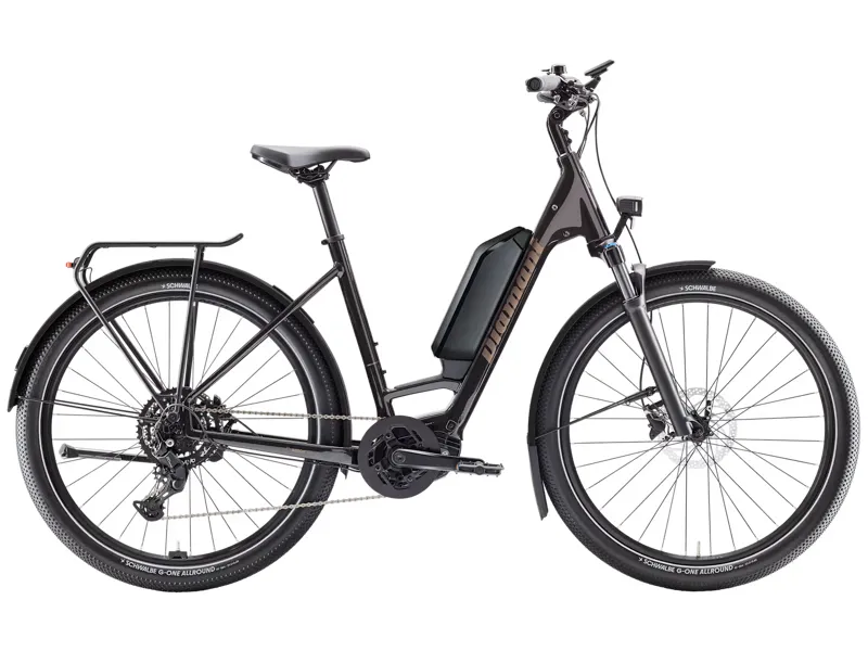Diamant Zing Trip Core Low-Step 800wh 2025 Electric Hybrid Bike - Black