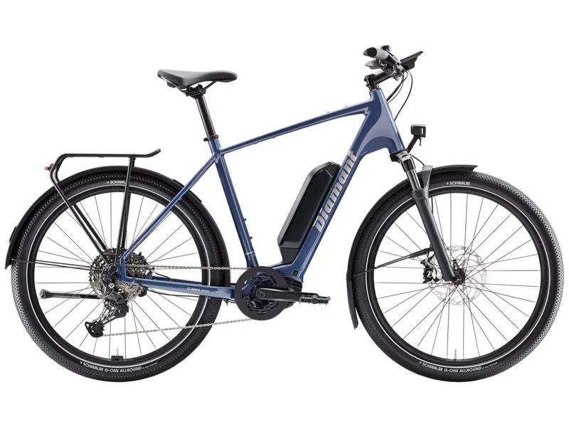 Diamant Zing Trip Plus Step-Over 545wh 2026 Electric Hybrid Bike - Blue