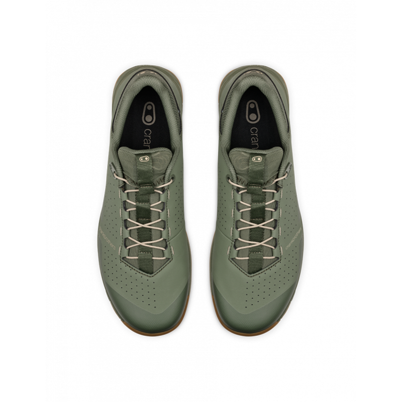 Crank Brothers Mallet Trail Speed Lace MTB Clipped Shoes - Green-4