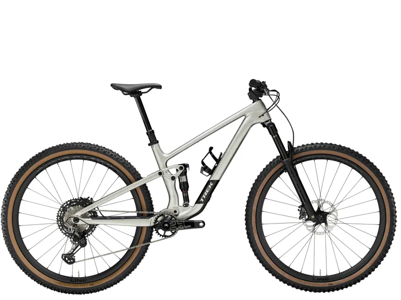 Trek Top Fuel 9.9 XTR Gen 4 2025 Full Suspension MTB - Lunar Silver