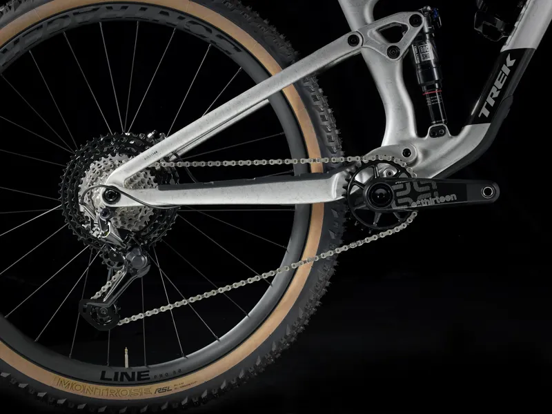 Trek Top Fuel 9.9 XTR Gen 4 2025 Full Suspension MTB - Lunar Silver-5