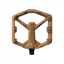 Crank Brothers Stamp 0 MTB Flat Pedals - Brown
