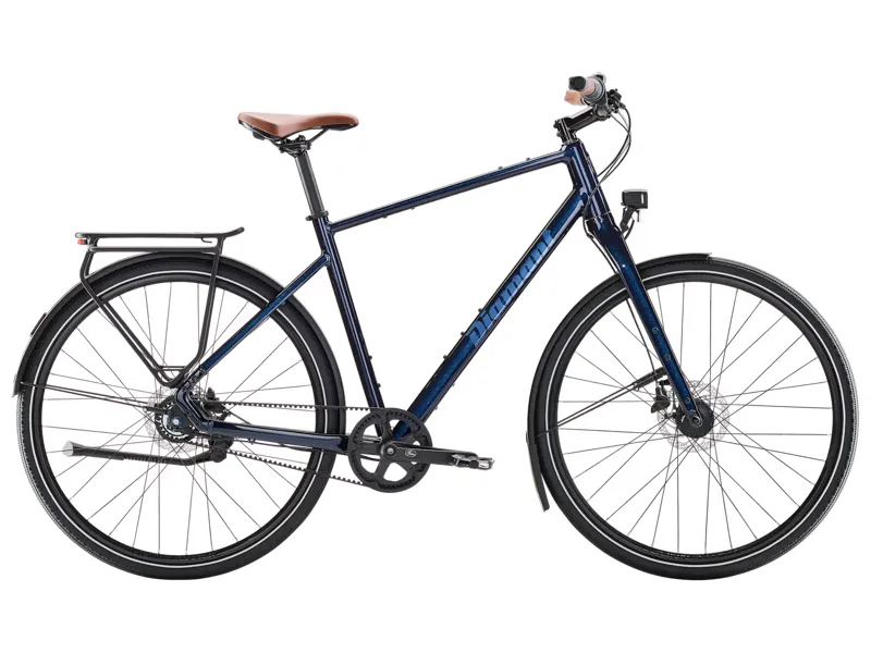 Diamant Mahon Style Plus Step-Over 2025 Hybrid Bike - Midnight Blue