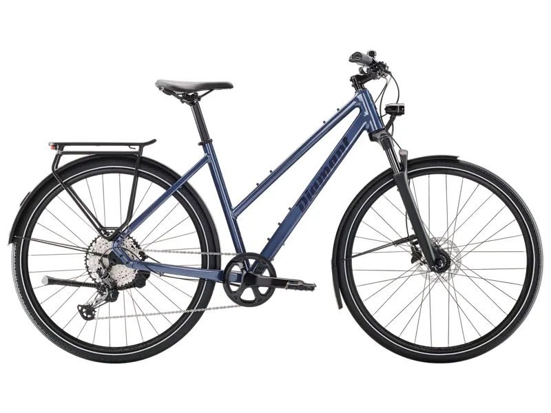 hybrid bicycle with front suspension