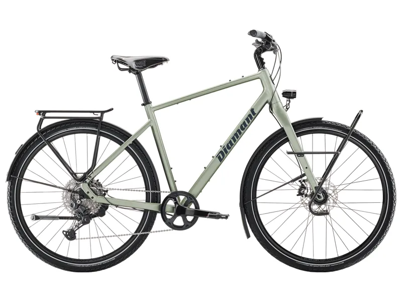 Diamant Mahon World Step-Over 2025 Hybrid Bike - Green