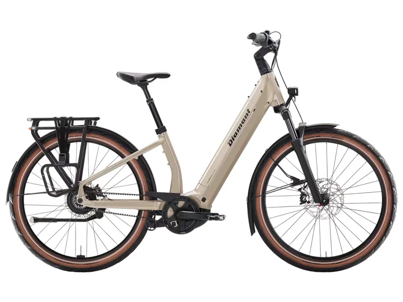 Diamant Suvea Style Low-Step 600wh 2025 Electric Hybrid Bike - Beige