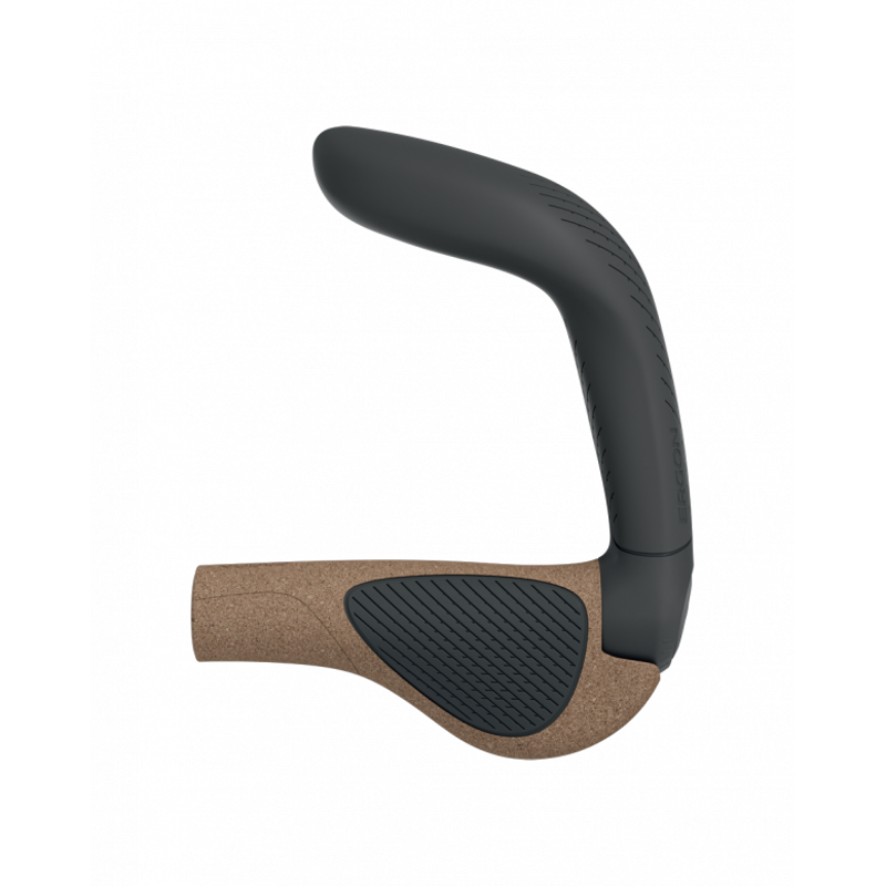 Ergon GP5 Evo Biokork Comfort Grips - Brown/Black-1