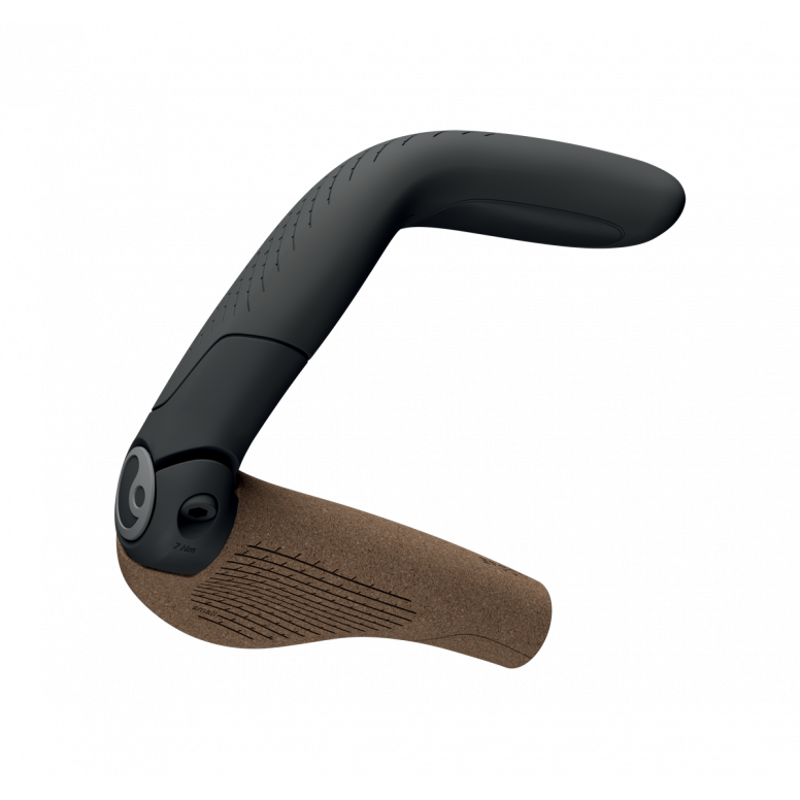 Ergon GP5 Evo Biokork Comfort Grips - Brown/Black-2