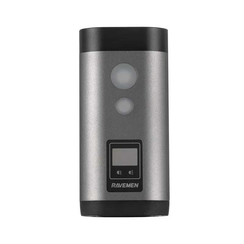 Ravemen PR1400 DuaLens USB 1400 Lumen Front Light - Grey/Black-2