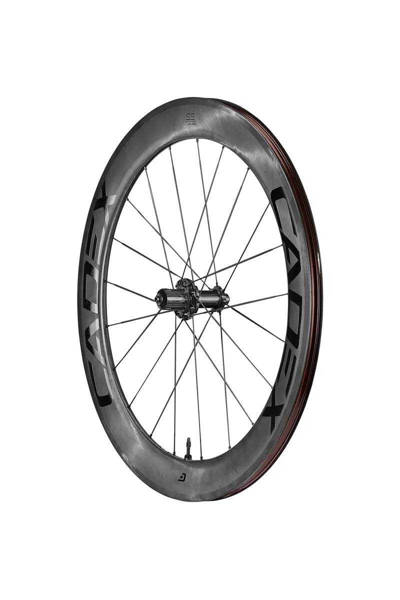 Cadex 65 Tubeless System Rim Brake Rear Road Wheel - Black-1