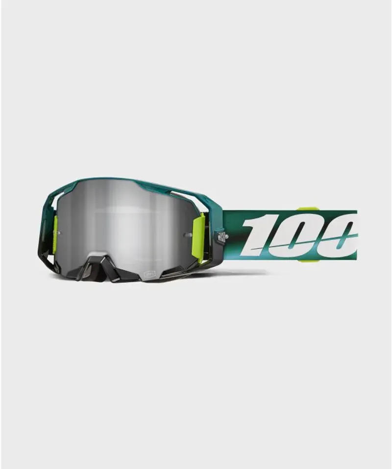 100 Percent Armatic Goggles - Polarity/Mirror Silver Lens