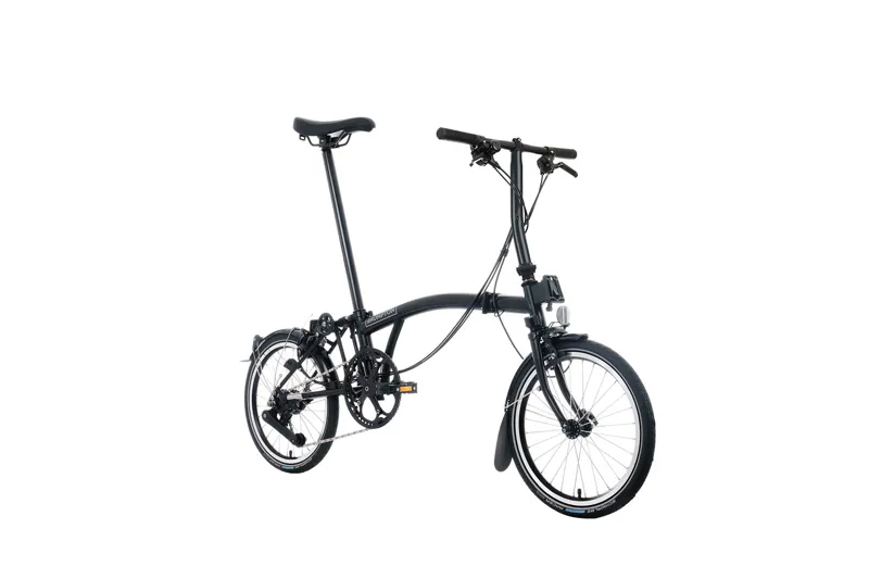 Brompton C Line 4 Speed Low Bar 2026 Folding Bike - Matt Black-1