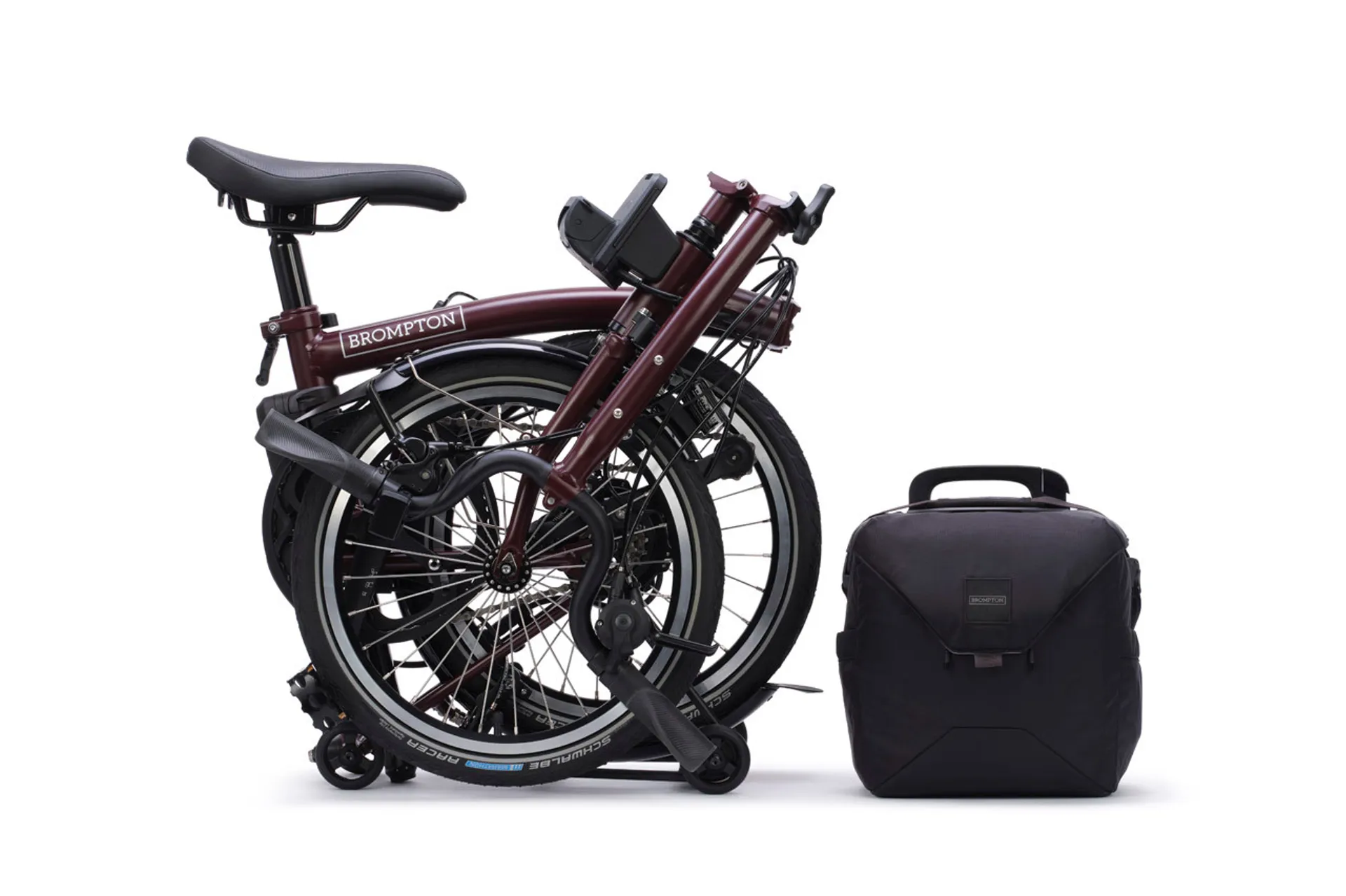 Brompton C Line 4 Speed Mid Bar SuperRoll+ 2026 Electric Folding Bike ...
