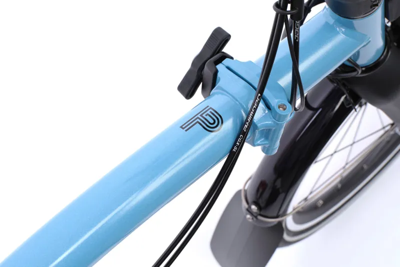 Brompton P Line 4 Speed Mid Bar SuperRoll 2026 Electric Folding Bike - Cloud Metallic-4