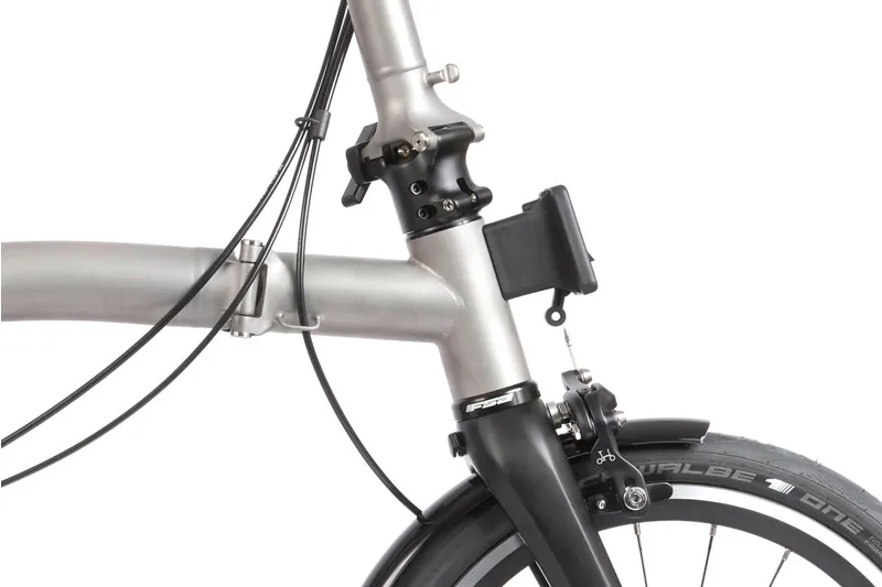 Brompton T Line 12 Speed Low Bar 2026 Folding Bike - Blasted Titanium-3