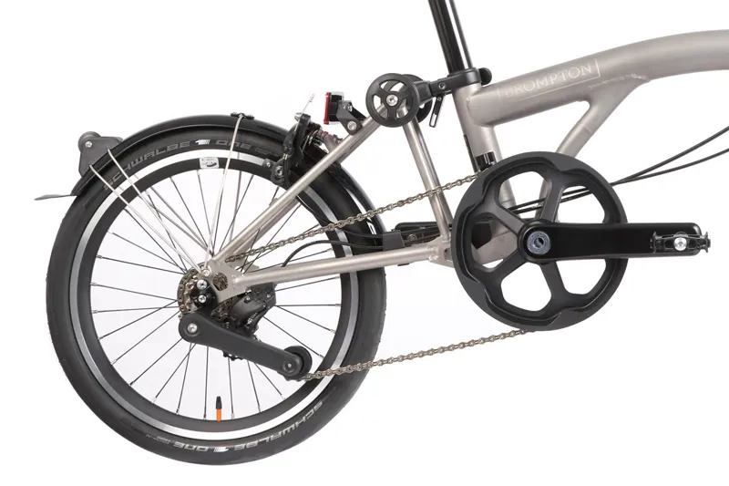 Brompton T Line 12 Speed Low Bar 2026 Folding Bike - Blasted Titanium-4