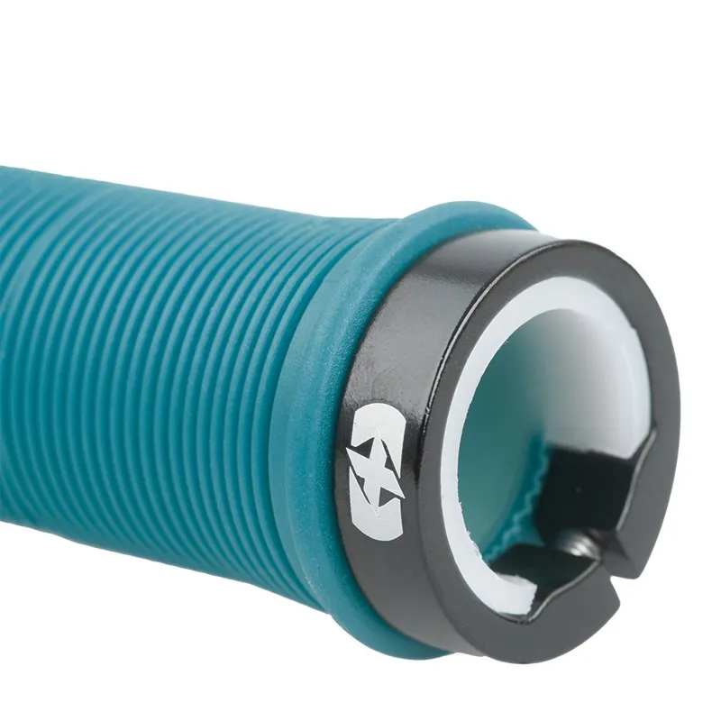 Oxford Driver Lock-On MTB Grips - Blue-3