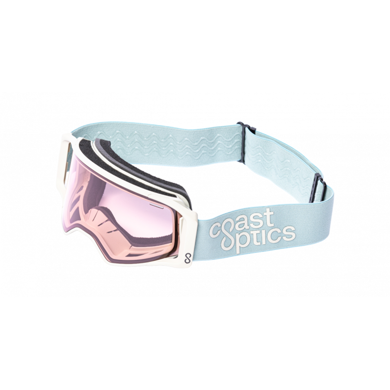 Coast Optics Alta 2 MTB Goggles - Driftwood/Glacier - Pink+Clear Lens