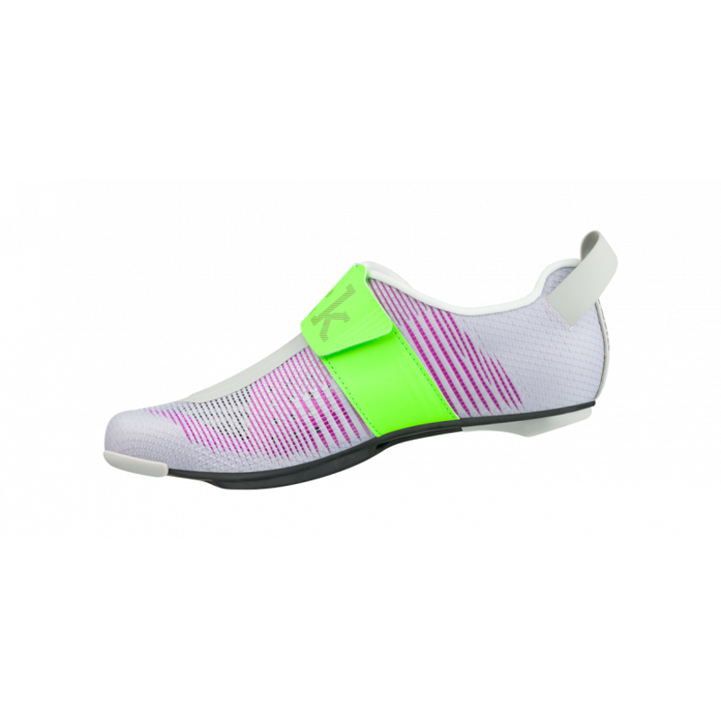 Fizik Transiro Hydra Aeroweave Carbon Triathlon Shoes - Purple/Green-1