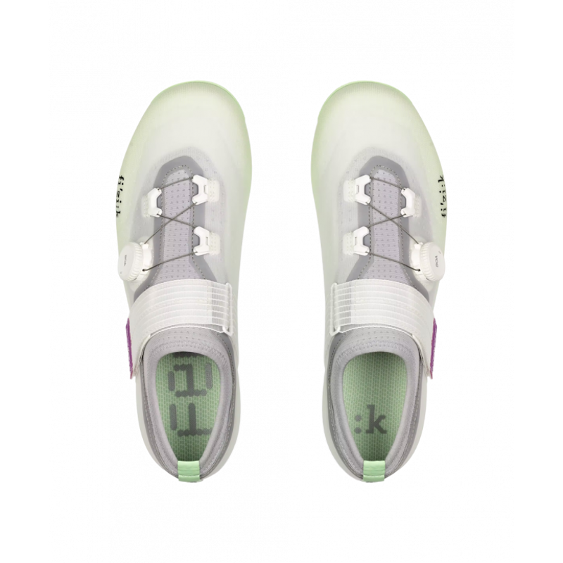 Fizik Ferox 2 Carbon Gravel Cycling Shoes - Grey/Mint-2
