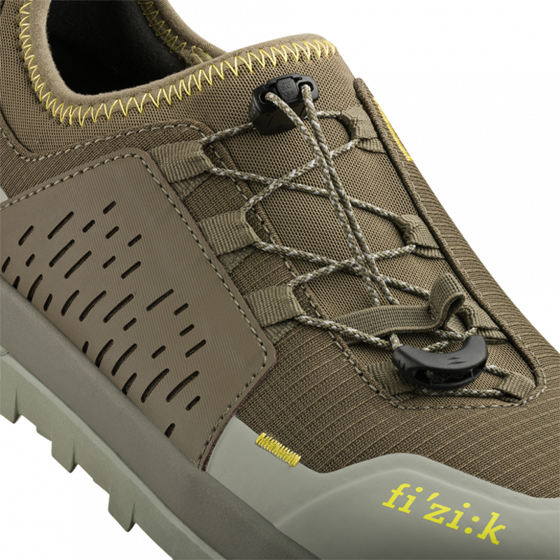 Fizik Ergolace 2 Clip In MTB Shoes - Green/Caramel-5