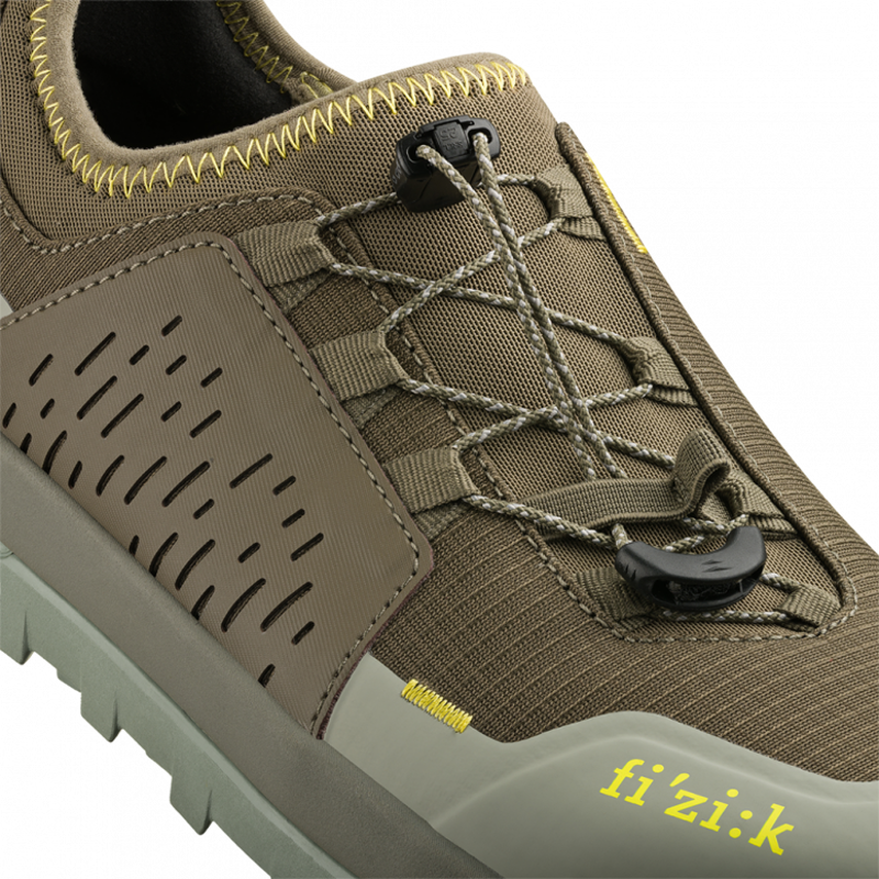 Fizik Ergolace 2 Flat MTB Shoes - Green/Caramel-4