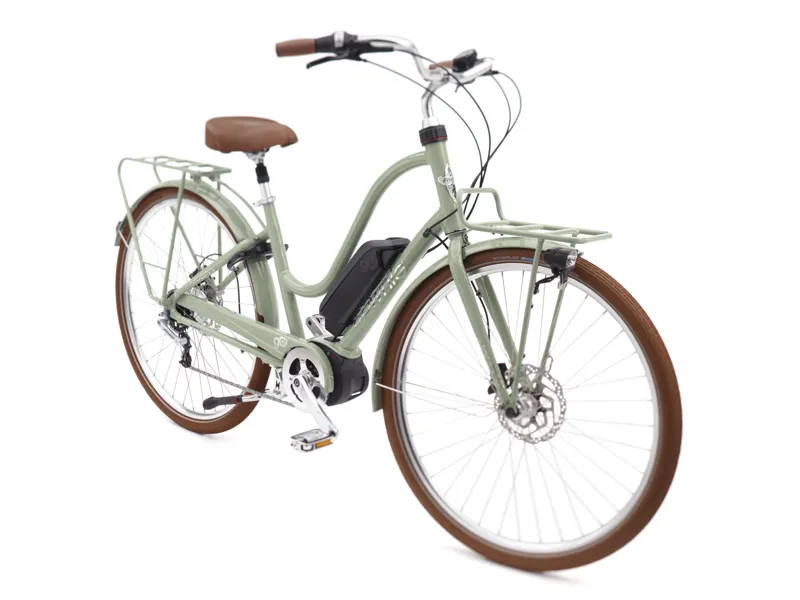 Electra Townie Commute Go 5i Step Thru 2025 Women's Electric Bike - Medium - Green Tea-1