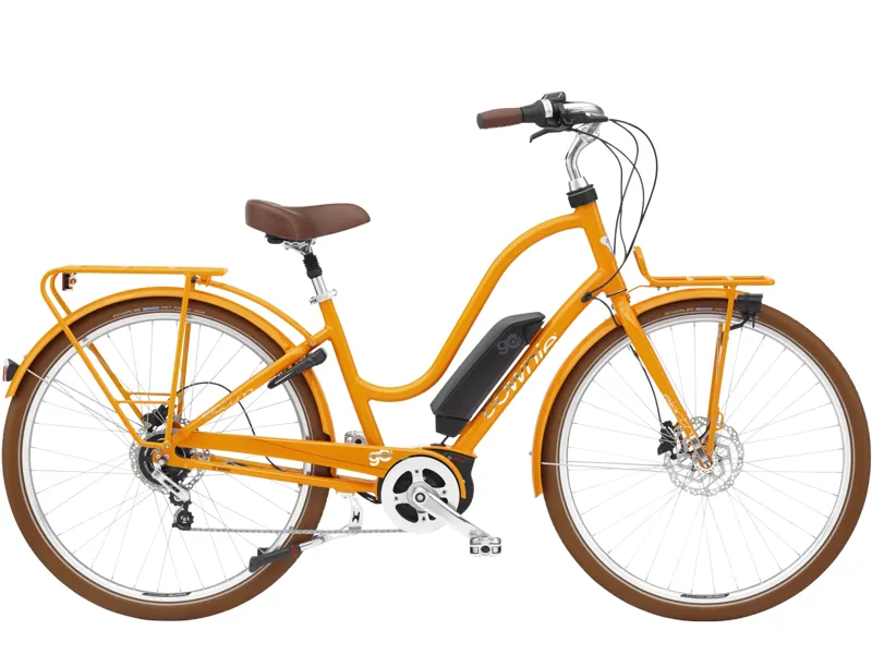 Electra Townie Commute Go 5i Step Thru 2025 Women's Electric Bike - Medium - Tangerine