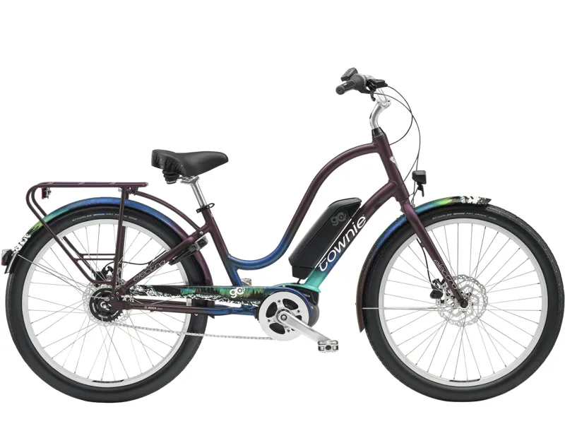 Electra Townie Go 5i EQ Step Thru 2025 Women's Electric Hybrid Bike - Violet