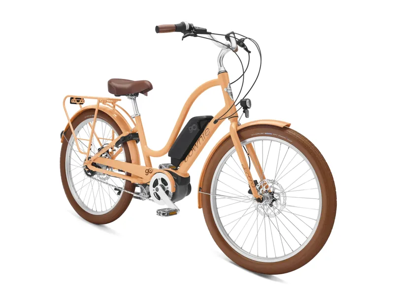 Electra Townie Go 5i EQ Step Thru 2025 Women's Electric Hybrid Bike - Apricot-1