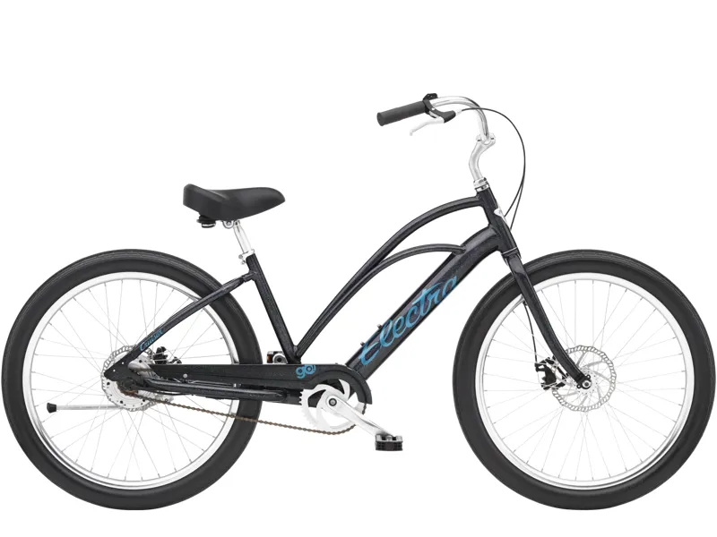 Electra Cruiser Go Step-Thru 250wh 2025 Electric Bike - Medium - Black
