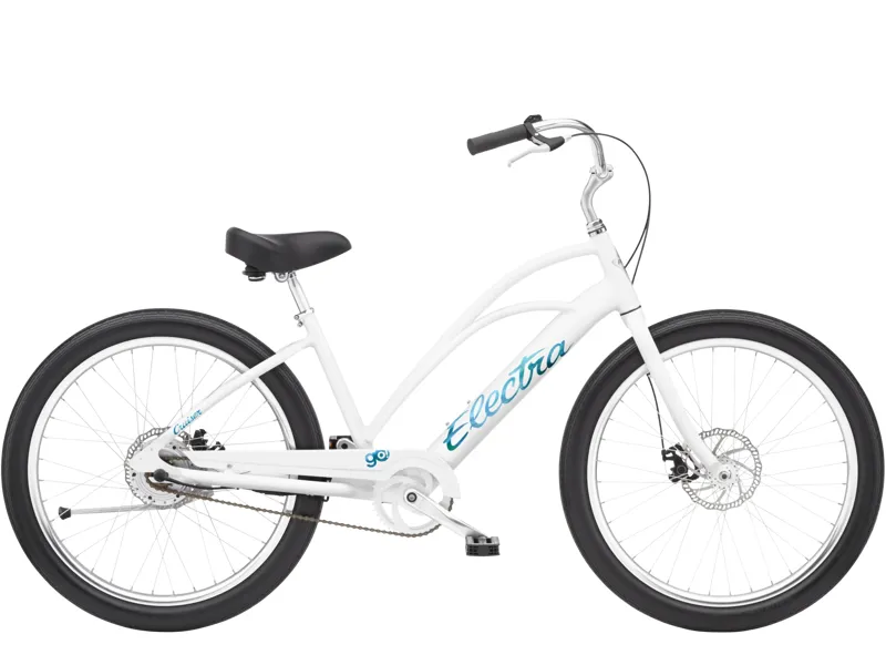 Electra Cruiser Go Step-Thru 250wh 2025 Electric Bike - Medium - White