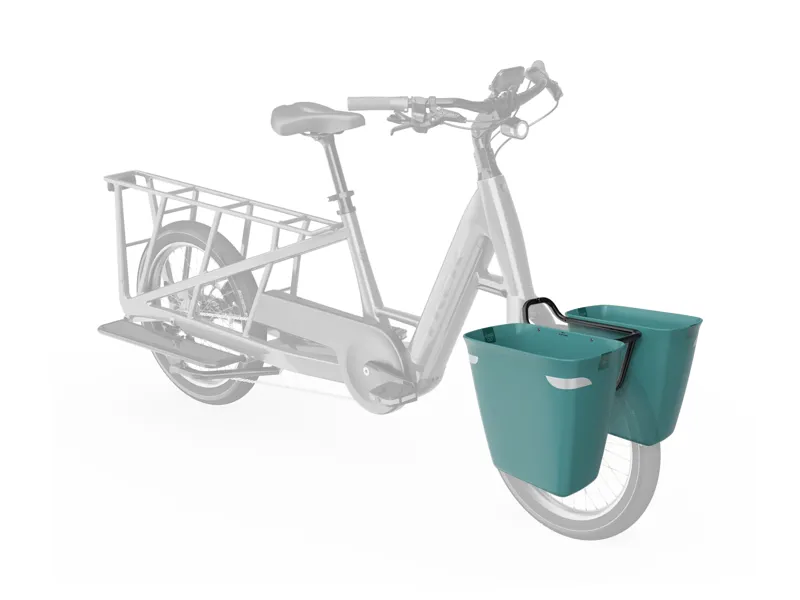 Trek Fetch+ 2 Front Pannier and Rack Kit - Juniper-1