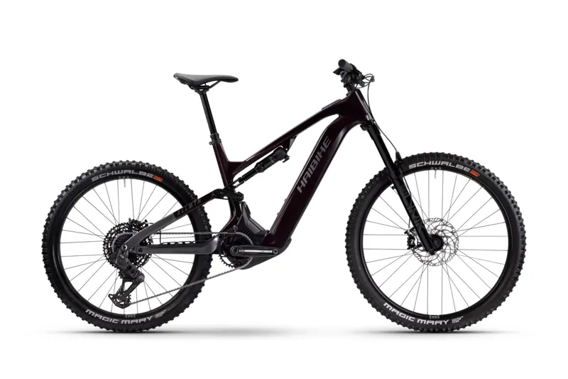 Haibike Allmtn CF 2025 Electric Mountain Bike Black/Platinum