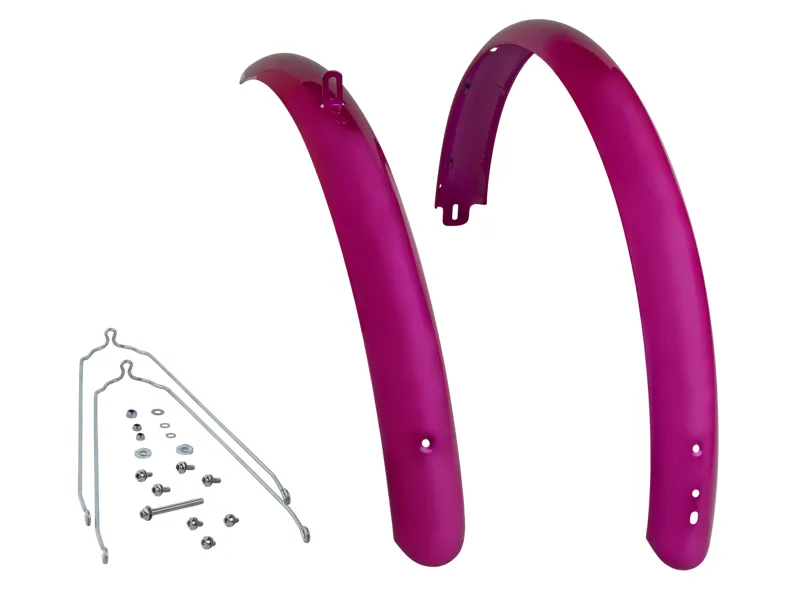 Electra Townie Original 7D EQ Ladies 26 Inch Fender Set - Raspberry