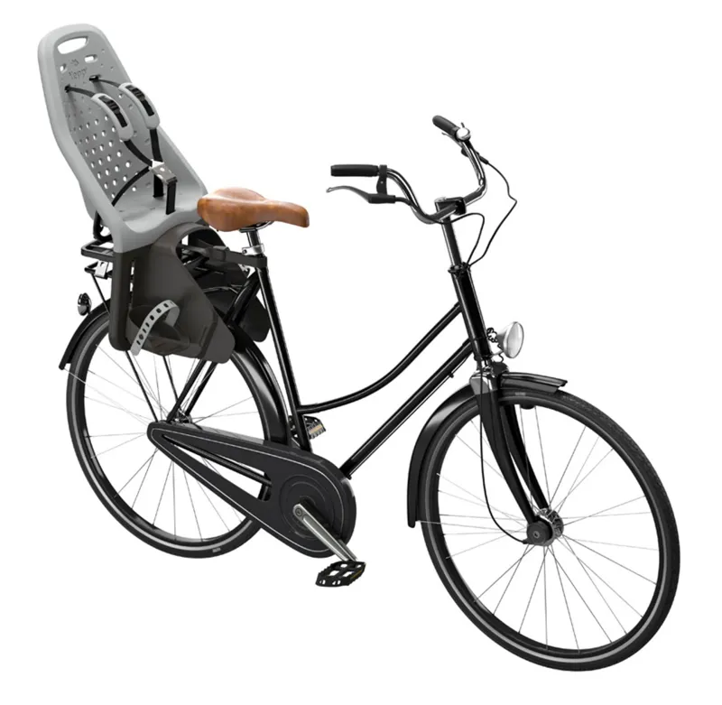 Thule Yepp Maxi Rear Seat - Silver - Easyfit Rack Mount-3