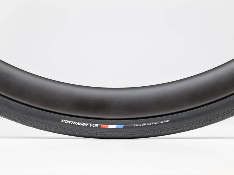 Bontrager R3 Hard-Case Lite TLR Folding Road Tyre - Black-2