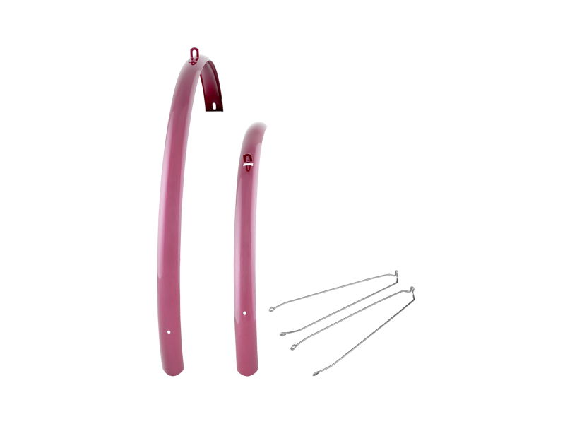 Electra Loft 7D Ladies 700c x 28-40mm Mudguard Set - Sangria