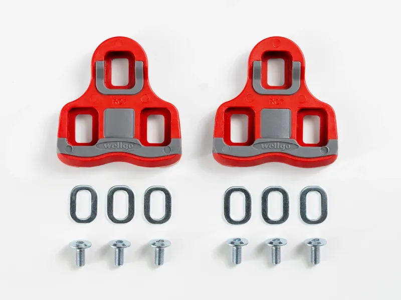 Bontrager Road Cleats 6-Degree Float Pedal Cleat Set - Red-1