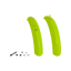 Electra Sprocket 16 Inch Fenders - Slime Green