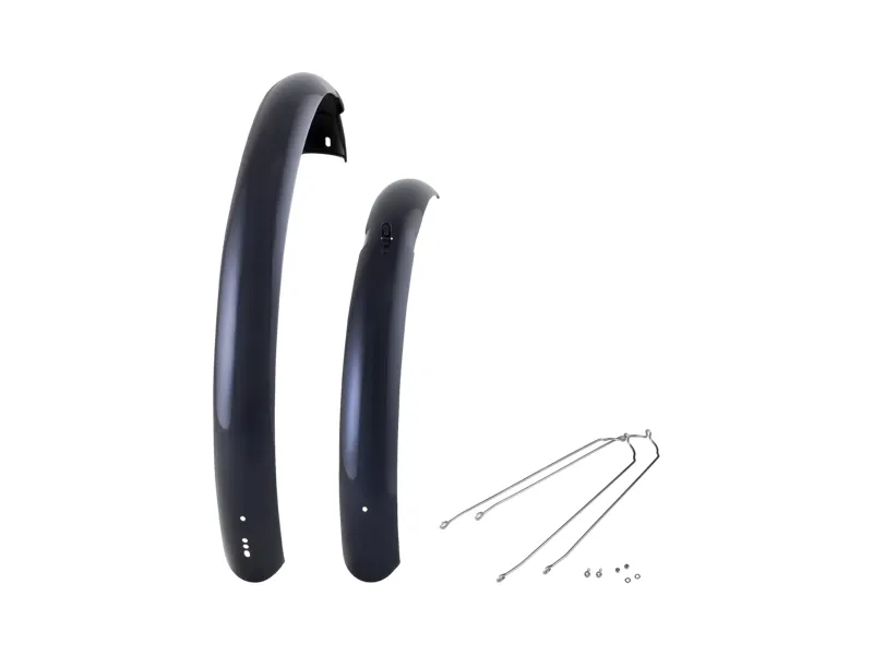 Electra Townie Go! 8D 26 Inch Mudguard Set - Poseidon Blue