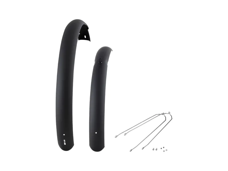 Electra Townie Go! 8D 26 Inch Mudguard Set - Matte Black