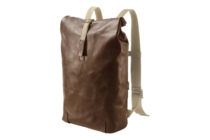 brooks england pickwick small leather backpack and complemented with a leather trim Brooks Pickwick Leather Pickwick Small