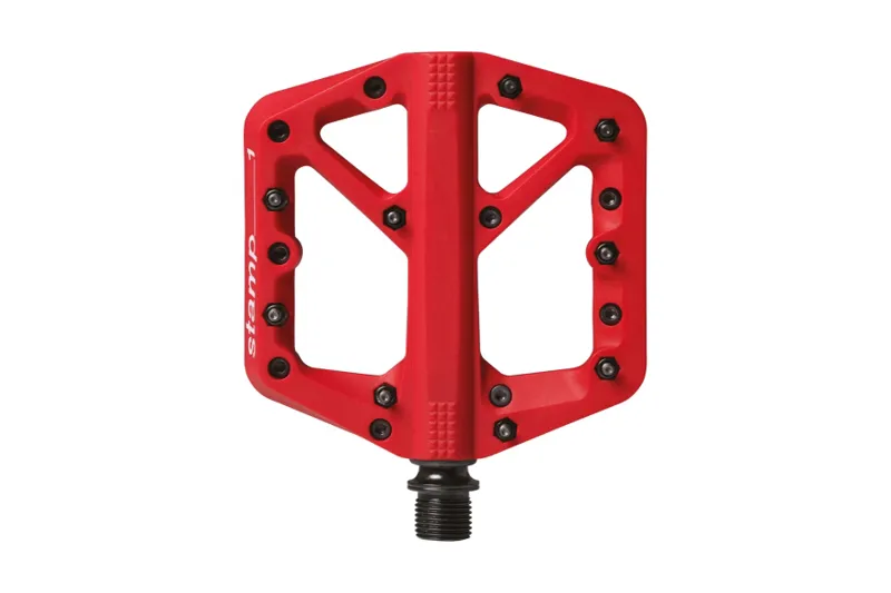 Crank Brothers Stamp 1 Flat MTB Pedals - Red -1