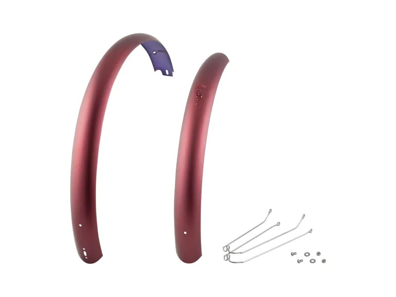 Electra Townie Path Go! Aluminium Mudguard Set - Oxblood