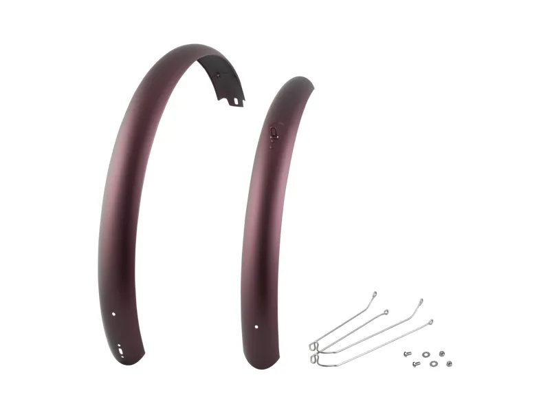 Electra Townie Path Go! Aluminium Mudguard Set - Rosewood