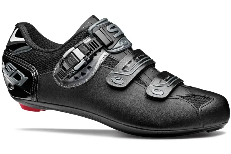 Sidi Genius 7 Mega Fit Clipless Road Shoes Shadow Black