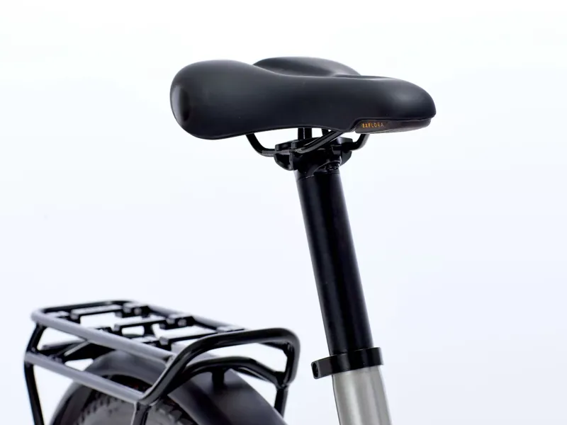 Raleigh Novus Hub Gear Lowstep 600wh 2026 Electric Hybrid Bike - Platinum Chrome-4