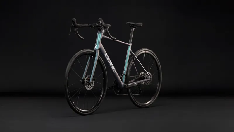 Cube Attain Race 2027 Endurance Road Bike - Smaragdgrey/White-9